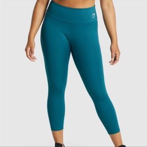 Gymshark Teal/ Blue 7/8 Training Leggings